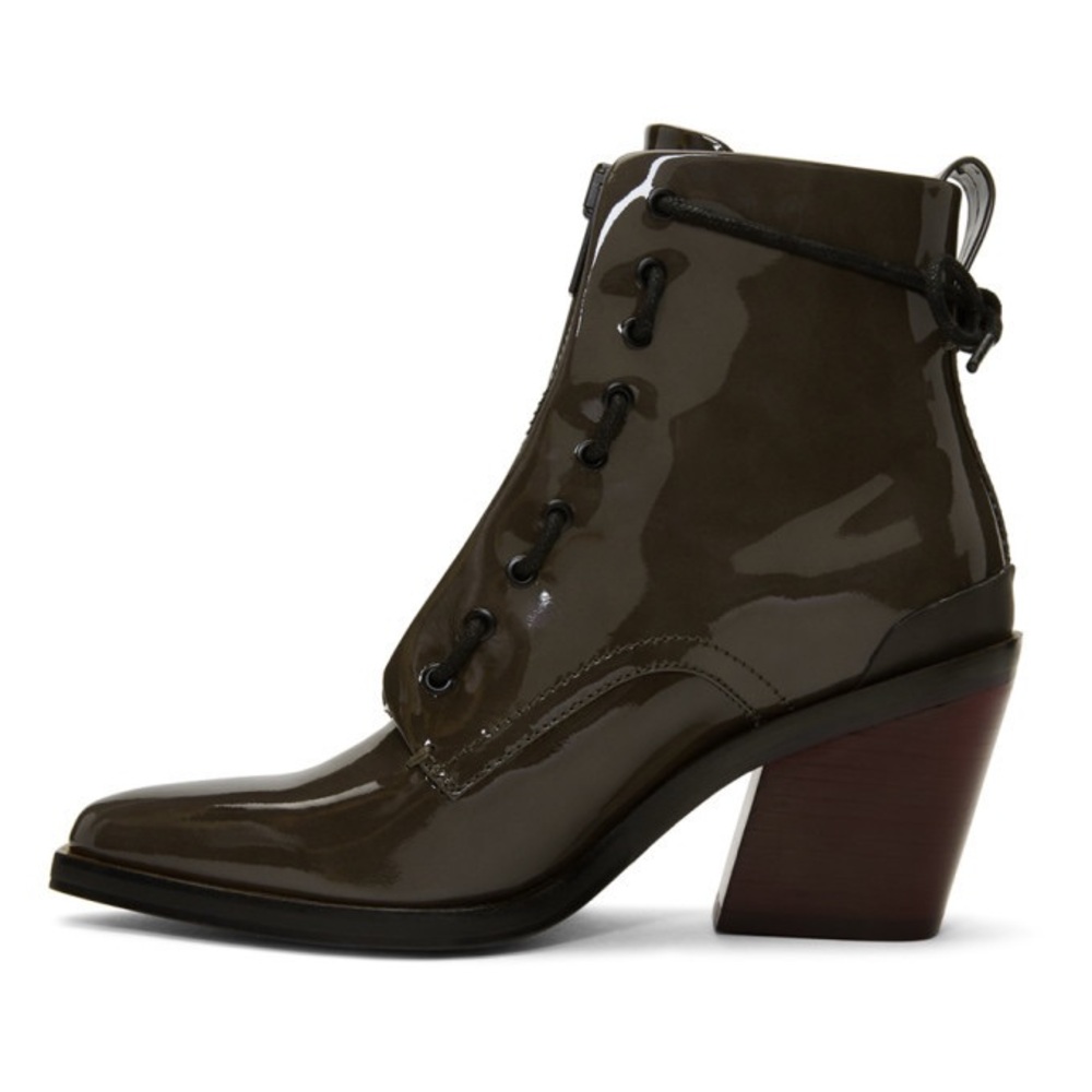 rag & bone Ryder lace up in ash grey 8.5 - Picture 4 of 10